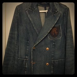 Denim Polo Ralph Lauren blazer/jacket Size 6